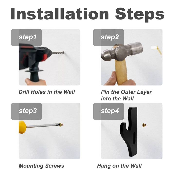 Professional Sword Wall Mount. 1-Pair Upscale Hook Sword Stand. Adjustable Display Sturdy Hook Katana Wall Mount for Samurai Sword Tanto/Cosplay Blade Rapier/Light Saber