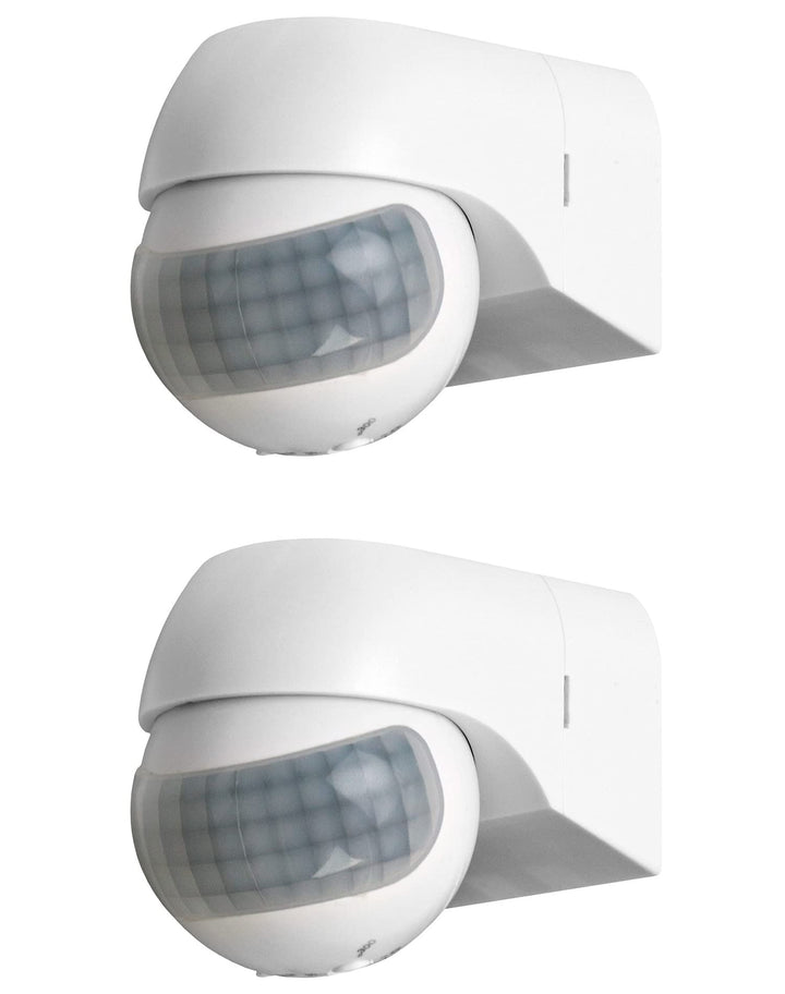 110-220V PIR Motion Sensor Light Switch, 2 Pack, High Sensitive Waterproof Wall Sensor Light Switch for Outdoor&Indoor, 49-98FT Detection Distance