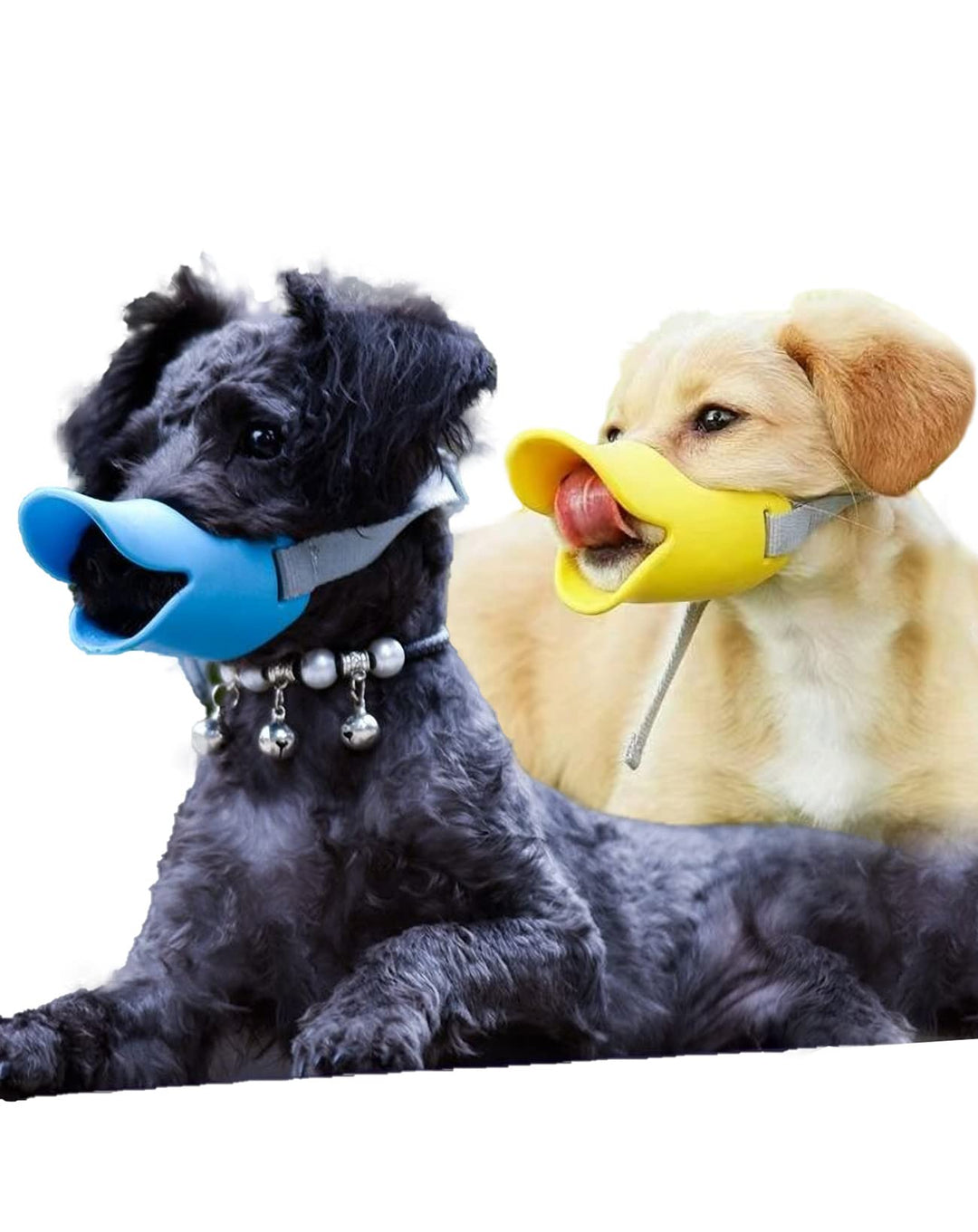 Dog Muzzle for Small Dog Soft Muzzle to Prevent Biting Barking and Chewing, Reflective MeshBreathable Dog Mussel