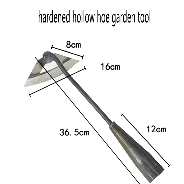 All-Steel Hardened Hollow Hoe,Garden Hoes for Weeding,Hollow Hoe for Gardening,Hoe Garden Tool,Garden Hoe for Backyard Weeding, Loosening, Farm Planting 2