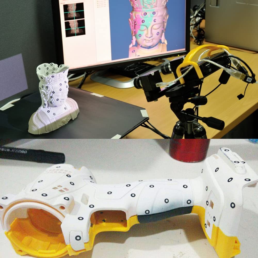 6.0 mm 3D Scanning Marker for 3D Scanner, 3D Tracking Dot Reference Point Markers for 3D scanning, Diffuse Reflection Markers for 3D Scanner (1000)