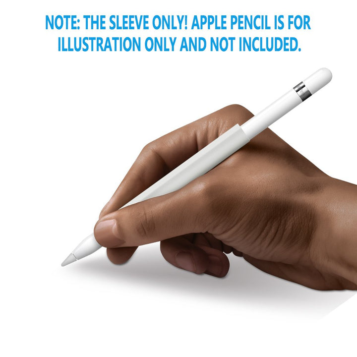 Compatible with Apple Pencil Magnetic Sleeve, Soft Silicone Holder Grip Compatible with Apple iPad Pro Pencil, Ivory White (Apple Pencil Not Included)