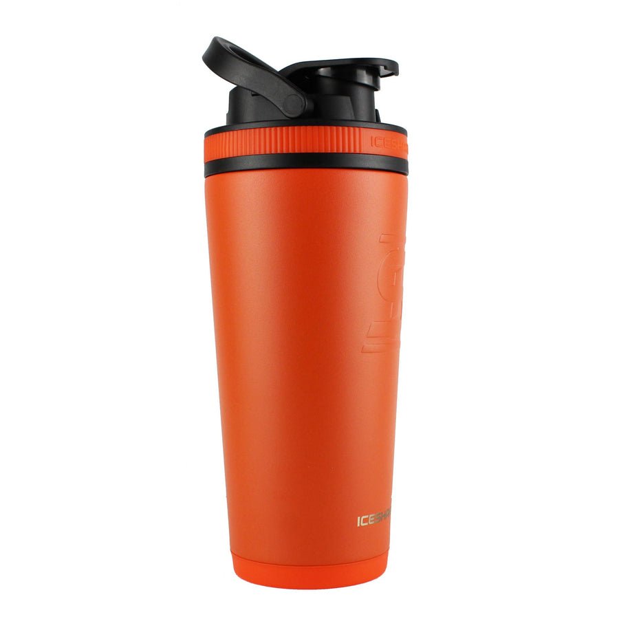 Insulated Stainless Steel Shaker Bottle | 26oz, Pineapple | Cold for 30+ Hours | Insulated Cup with Twist-on Agitator | Odor-Free Shaker Cup for Protein Shakes, Water, Smoothies, Cocktails