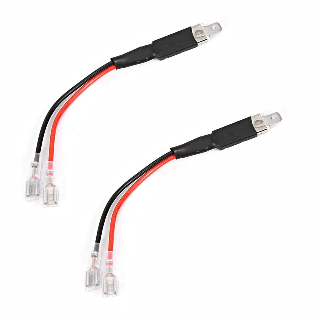 H1 Male Plug Single Diode Converter Wiring Connecting Lines for LED Headlights Bulb Conversion 2 Pack