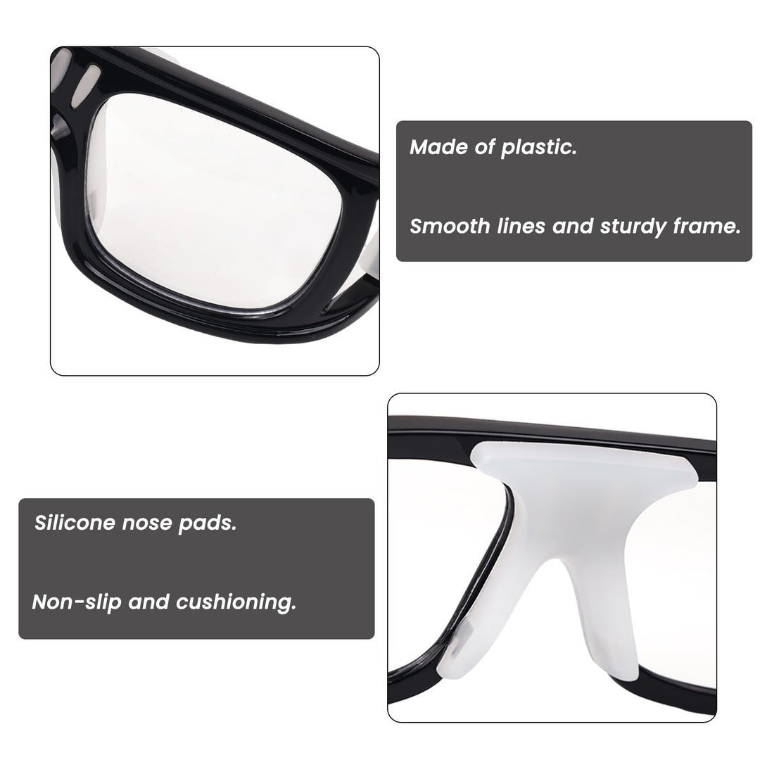 Basketball Soccer Football Sports Protective Eyewear Goggles Eye Safety Glasses LQYJ-01 (Black)