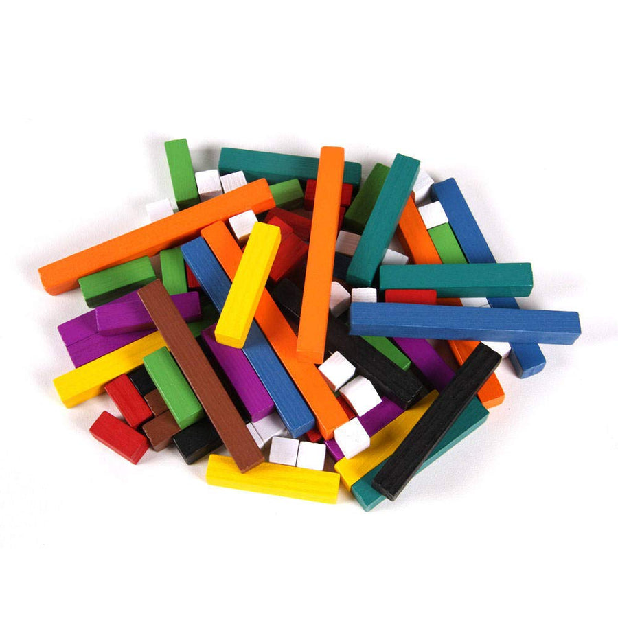 Plastic Cuisenaire Rods Individual Set, Math Manipulatives, Montessori Math Rods, Math Counters, Math Blocks, Counting Blocks, Montessori Math, Fraction Bars, Number Rods (Set of 74)
