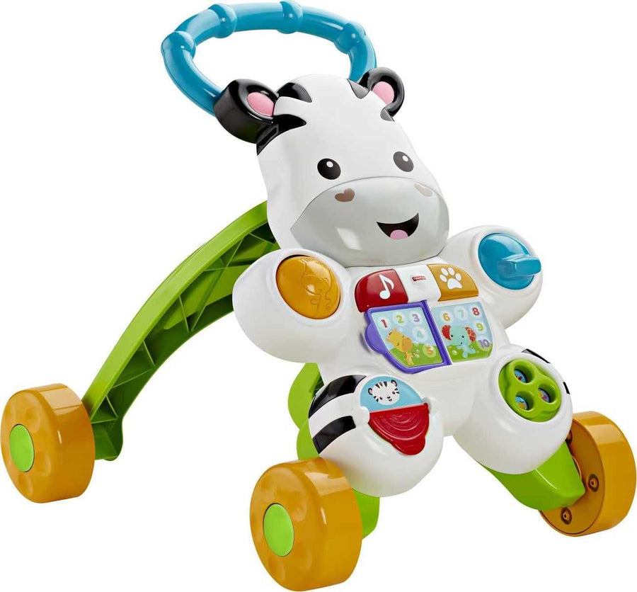 Baby to Toddler Toy, Learn with Me Zebra Walker with Educational Music Lights & Activities for Infants Ages 6+ Months