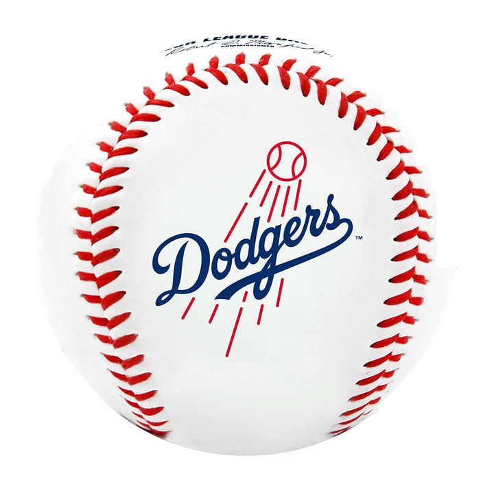 MLB Los Angeles Dodgers Team Logo Baseball, White, 1