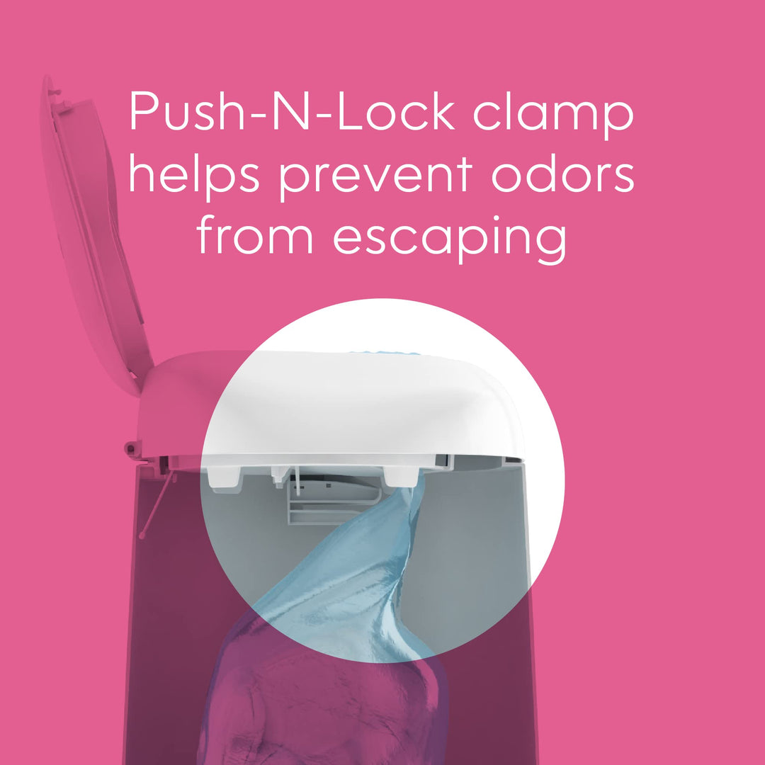 Expressions Pail | Odor-Controlling Baby Diaper Disposal System | Includes Diaper Pail and 1 Starter Refill Bag