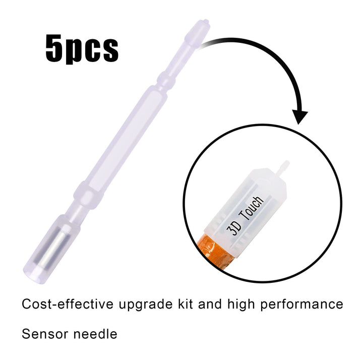 5pcs Bl Touch Probe Pin Replacement, Smart Automatic Bed Leveling Touch Probe Pin Replacement Auto Bed Leveling Sensor Probe Tips Replacement Probe for Bltouch, 3D Touch