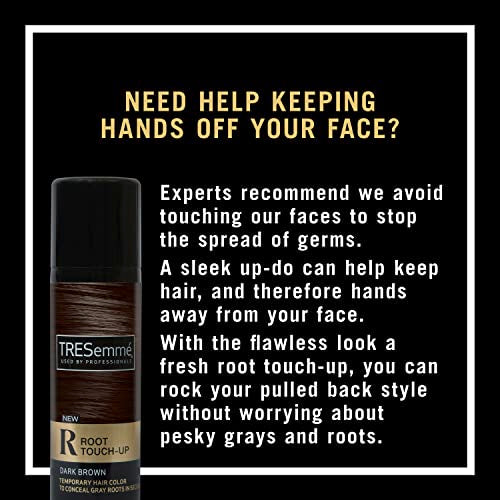 Root Touch-Up Temporary Hair Color Dark Brown Hair Ammonia-free, Peroxide-free Root Cover Up Spray 2.5 oz