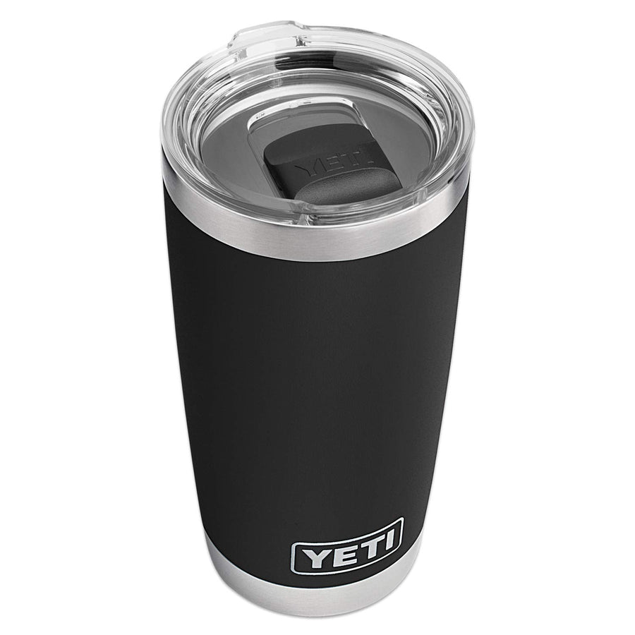 Rambler 20 oz Tumbler, Stainless Steel, Vacuum Insulated with MagSlider Lid, Black