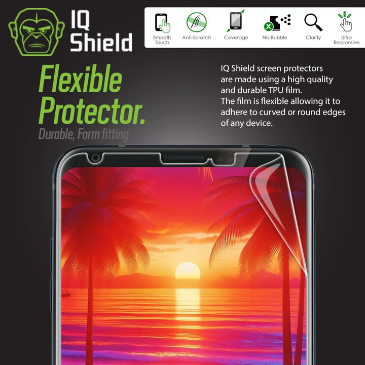 Screen Protector Compatible with LG V35 ThinQ (2-Pack)(Case Friendly) Anti-Bubble Clear TPU Film