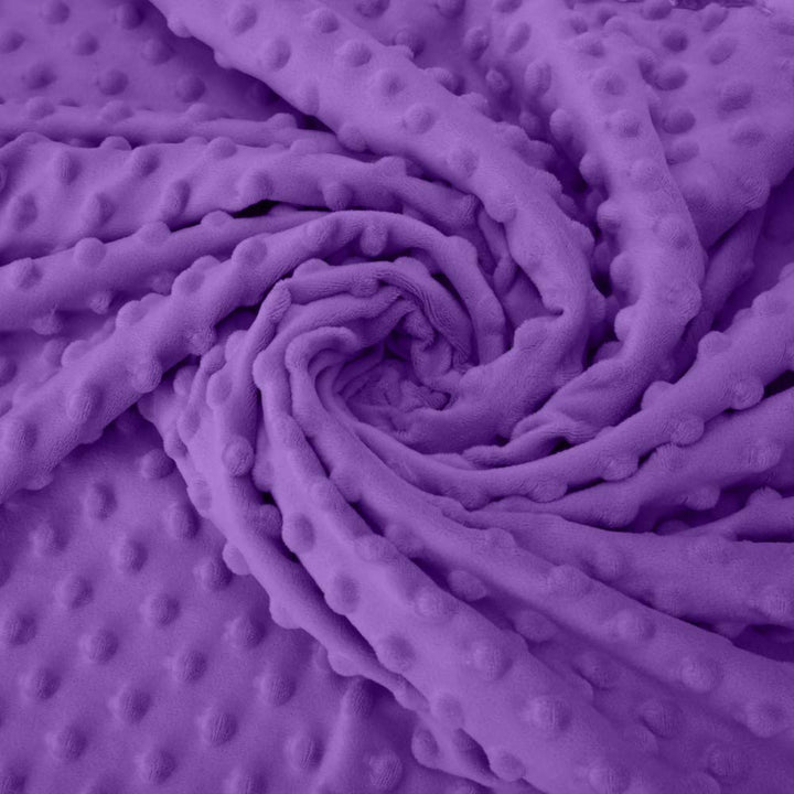 Baby Soft Minky Dot Blanket with Silky Satin Backing Baby Gifts for Boys and Girls (Purple, 30’’ x 40’’)