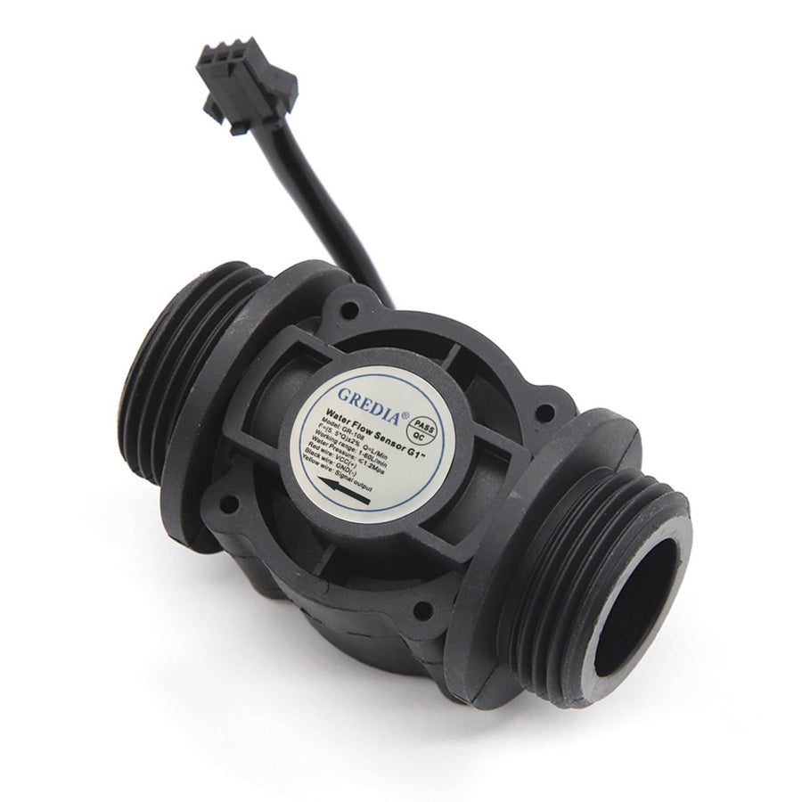 1 Water Flow Sensor Food-Grade Switch Hall Effect Flowmeter Fluid Meter Counter 1-60L/min