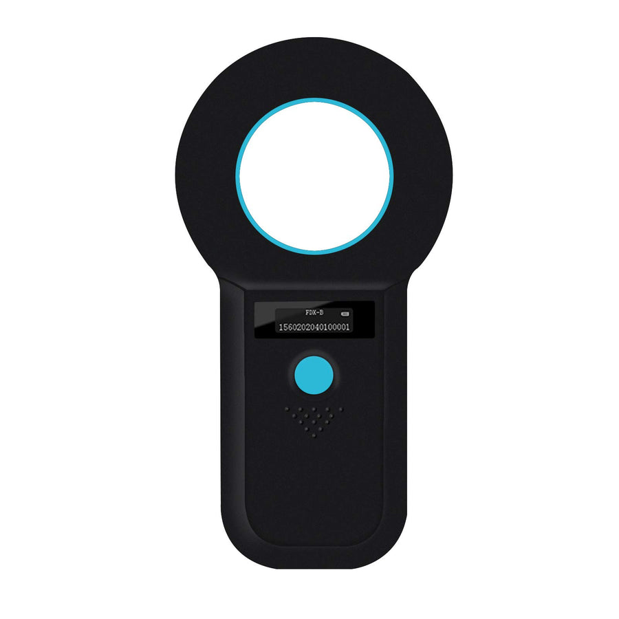 Pet Microchip Scanner, Read ISO11784/85/FDX-B/EMID Format Microchip, Data Storage Microchip Reader for Animal/Pet/Dog/Cat/Pig (Black)