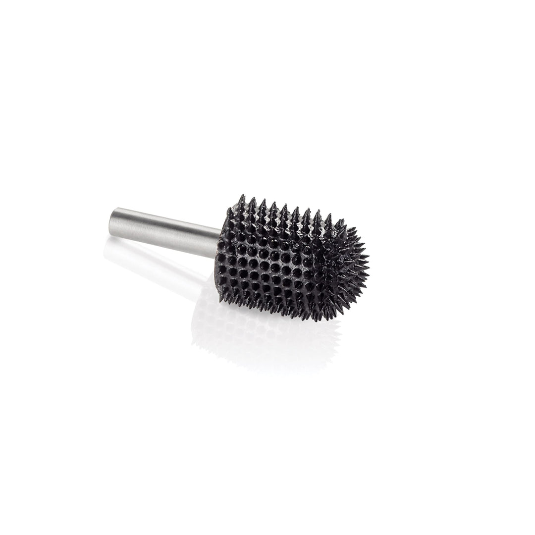 Extreme Ball Nose Rotary Burr 1/4 Shaft, Very Coarse - Woodworking Attachment for Bosch, DeWalt, Milwaukee. Abrasive Tungsten Carbide 3/4(19mm) Dia. X 1-1/8(28.5mm) Length, BNX-34C
