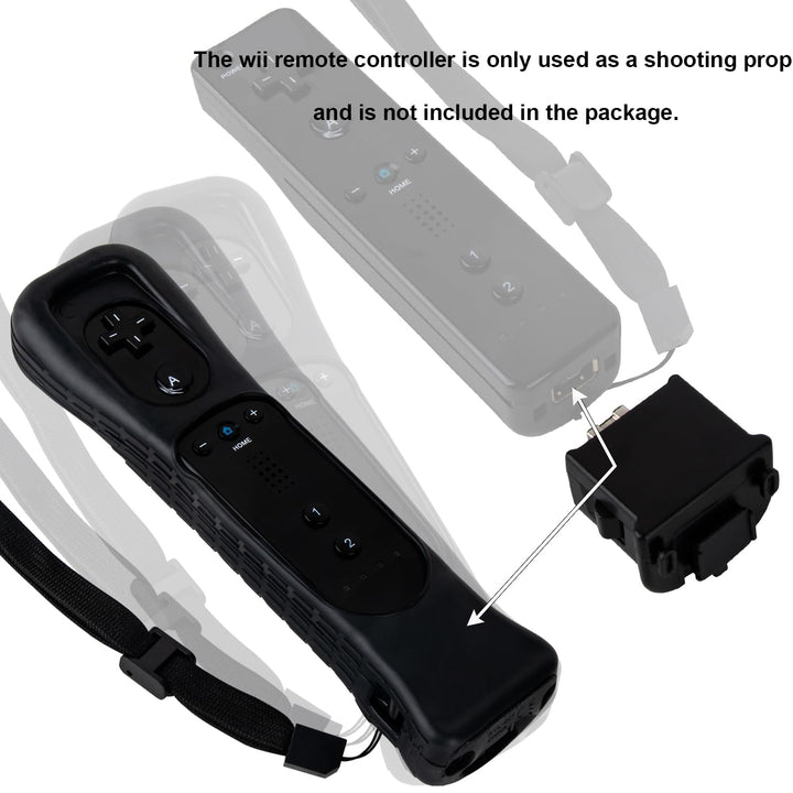 Wii Motion Plus - External Remote Motion Plus Sensor Controller Wii U Motion Plus (White 2PCS)