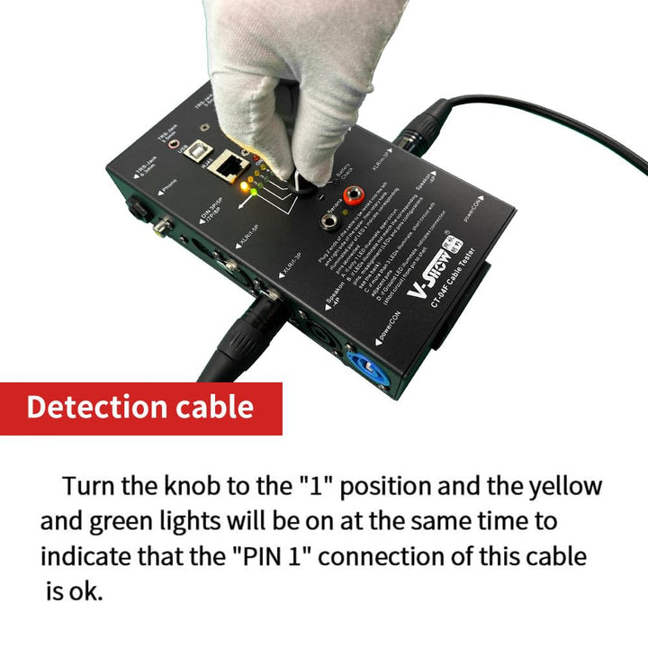 Cable Tester - Line Finder Cables Checker 8-Way Switch Wire Tracker -Support Cables, USB, RJ45, XLR,