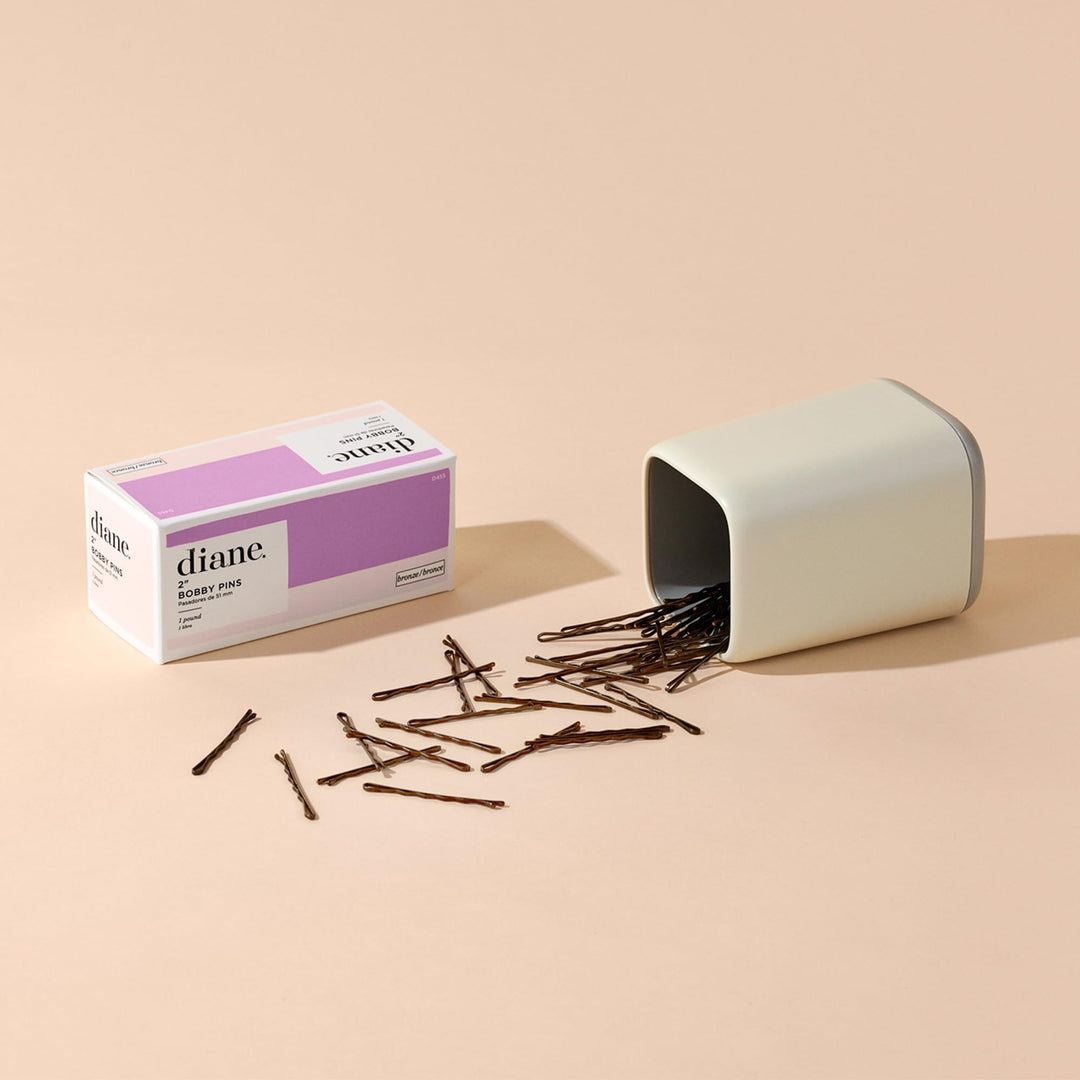 Bobby Pins, 2 Bronze, Brown, One Pound Box (Approximately 742 Pins) : Bronze