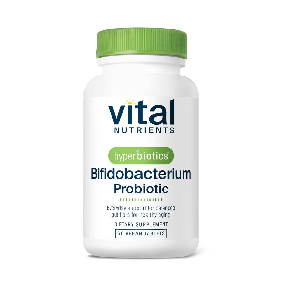 Vital Nutrients Bifidobacterium Probiotic | 7 Targeted Strains | Supports Immune and Digestive Health for Older Adults | Shelf-Stable | Vegan | 60 Tablets
