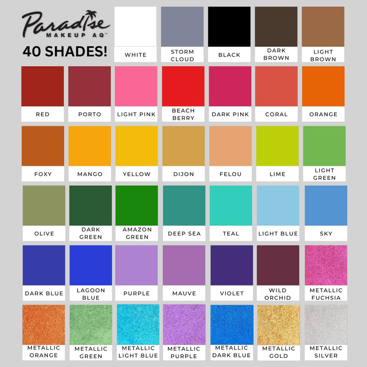 Makeup Paradise Makeup AQ Face & Body Paint (1.4 oz) (Teal)