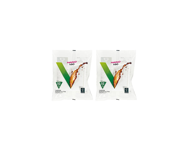 V60 Paper Coffee Filter, Size 02, White, 200ct