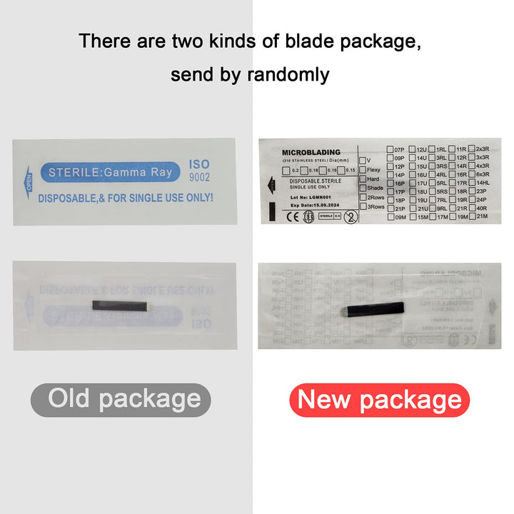 50pcs Black Microblading Needles 12U,14U,16U,18U,7F,12F,14F,16F,18F,21F. 0.18mm Blade Permanent Makeup Tattoo Needle for Manual Pen (18F)
