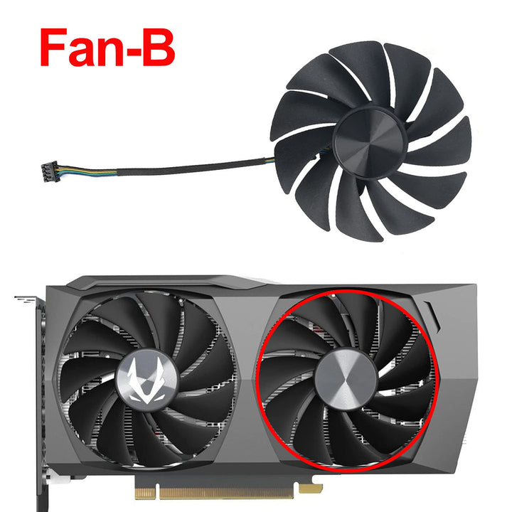 88mm GA92S2U RTX3060 GPU-Fan-Replacement for Zotac-Gaming-RTX-3060-Ti-TWin-Edge-Graphics-Card-Cooling-Fan (Fan-AB)