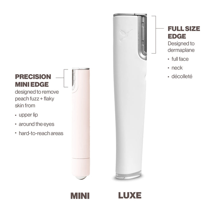Mini Dermaplaning Tool for Precision Peach Fuzz Removal, Blush