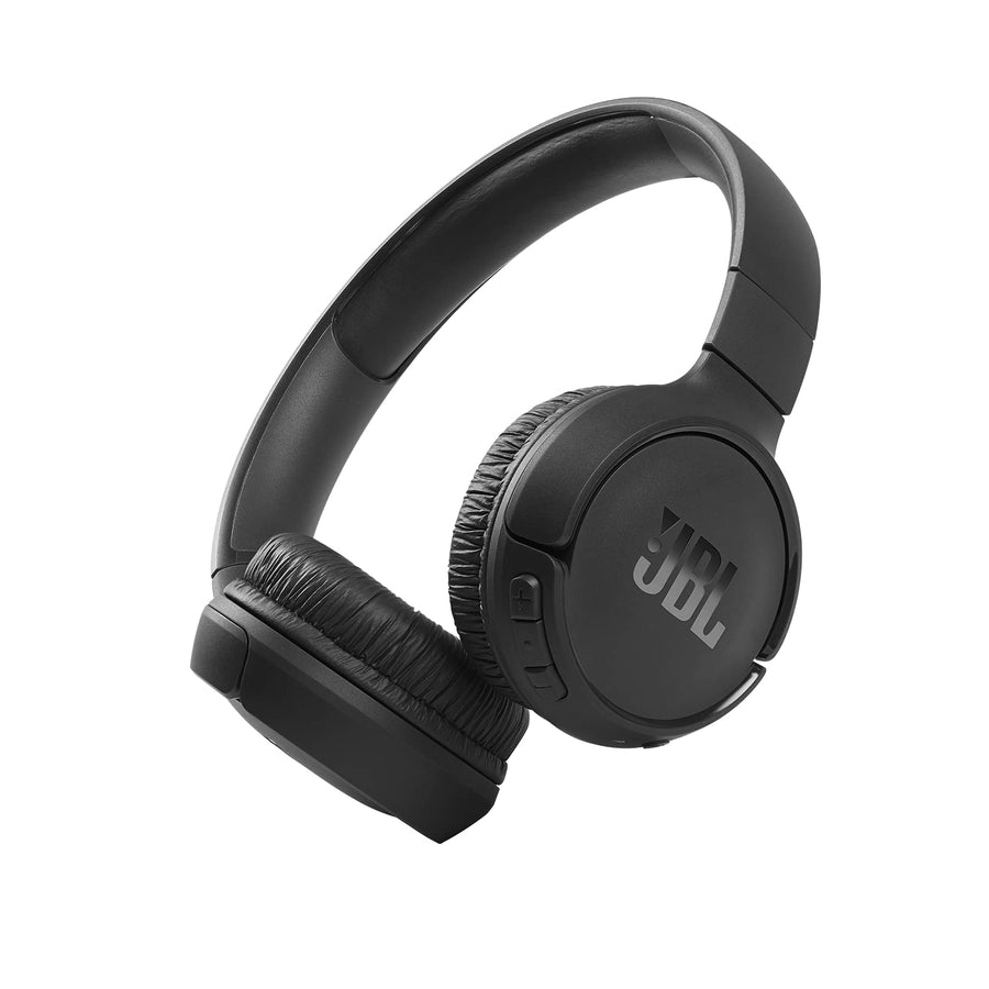 Tune 510BT - Bluetooth headphones with up to 40 hours battery, microphone for call, foldable and comfortable, Android and iOs compatible (Black)