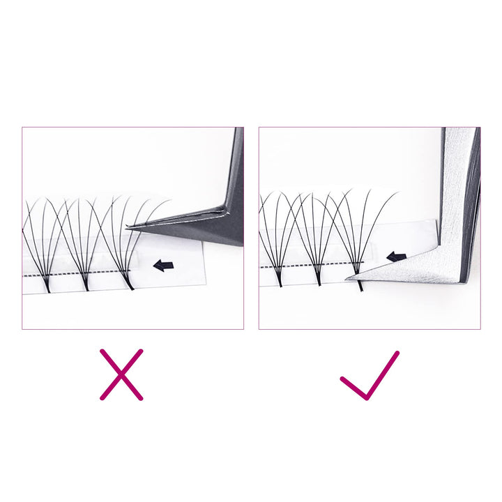 Premade Eyelash Extensions 0.07 C Curl 18mm 5D Lash Extensions Short Stem Volume Premade Fans Thin Base Optinal 3D 5D Thickness 0.07 0.10mm C D Curl 8-20mm Length (5D-0.07-C, 18mm)