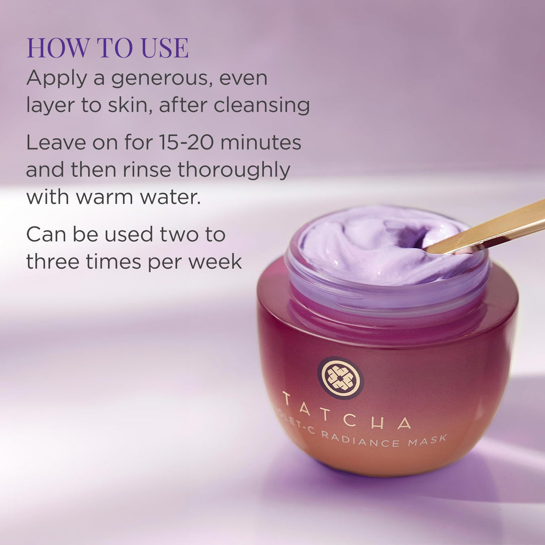 The Violet-C Radiance Mask: Creamy Firming Mask with Vitamin C for Soft, Glowing Skin (50 ml / 1.7 oz)