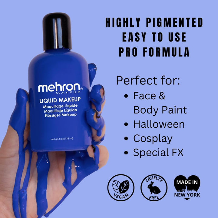 Professional Liquid Makeup #111 Blue, 4.5 Ounce