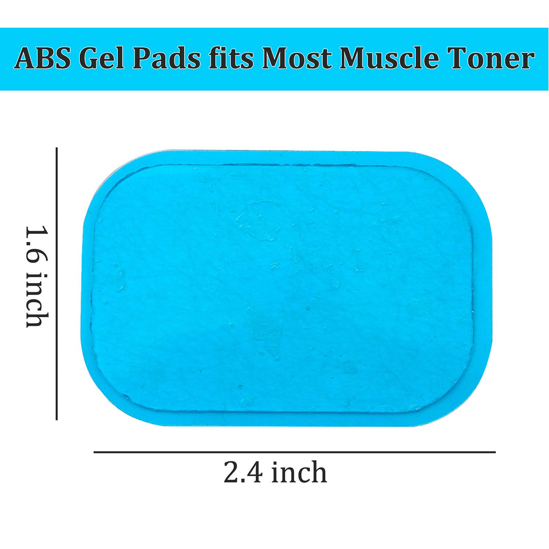 ABS Gel Pads, 50PCS Muscle Stimulator Pads Replacement for Ultimate Muscle EMS Toner Abdominal Belt Belly Thigh Flab Arm Leg Waist Workout Trainer Machine