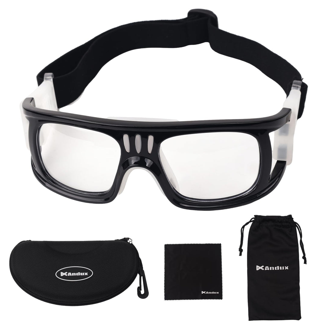 Basketball Soccer Football Sports Protective Eyewear Goggles Eye Safety Glasses LQYJ-01 (Black)