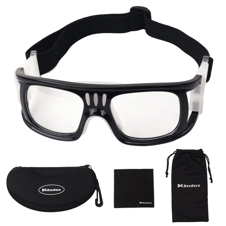 Basketball Soccer Football Sports Protective Eyewear Goggles Eye Safety Glasses LQYJ-01 (Black)
