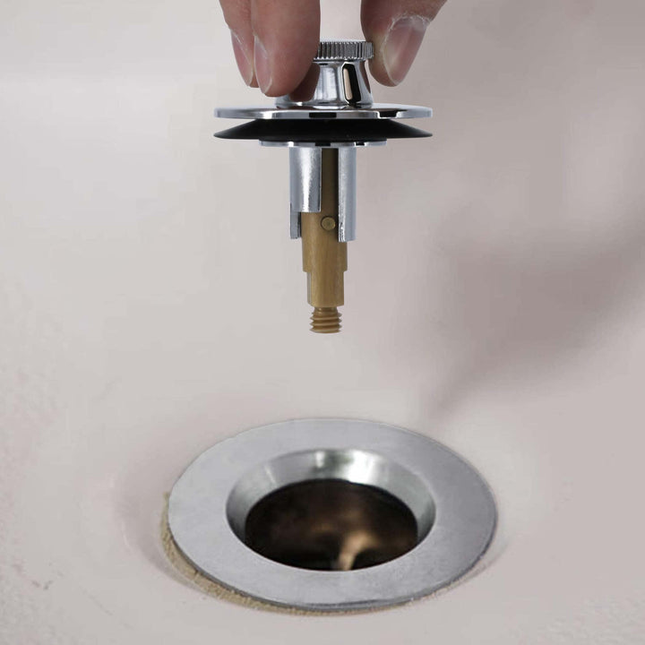 , Inc. Lift & Turn Drain Stopper for Rapid Fit in Chrome
