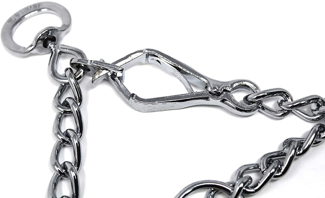 Pet Supply Imports Chrome Plated Training Collar with Quick Release Snap for Dogs, X-Large, 4mm, 24-Inch