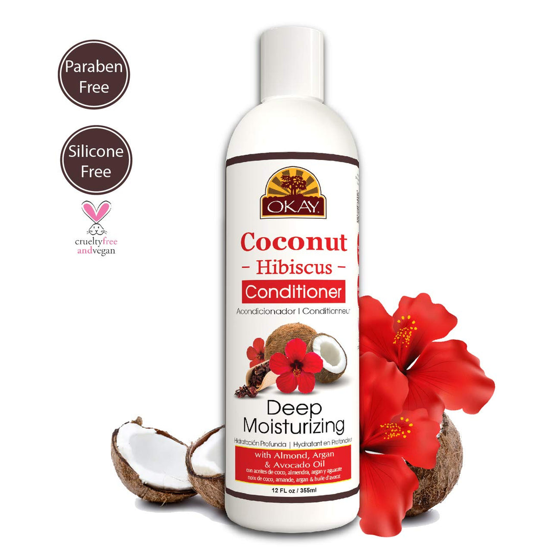 Coconut Conditioner Hibiscus 12 Ounce