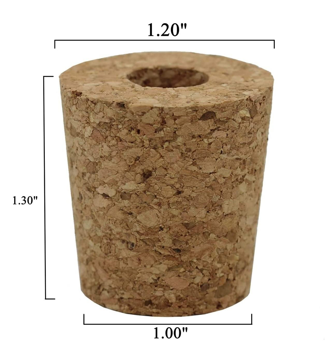 ® White Pump Dispenser Has Cork Stopper for Easy Press-in Fit (Pkg/5)