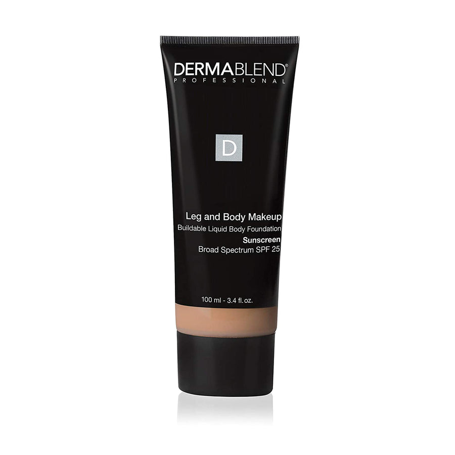 Leg and Body Makeup Foundation with SPF 25, 35C Light Beige, 3.4 Fl. Oz.