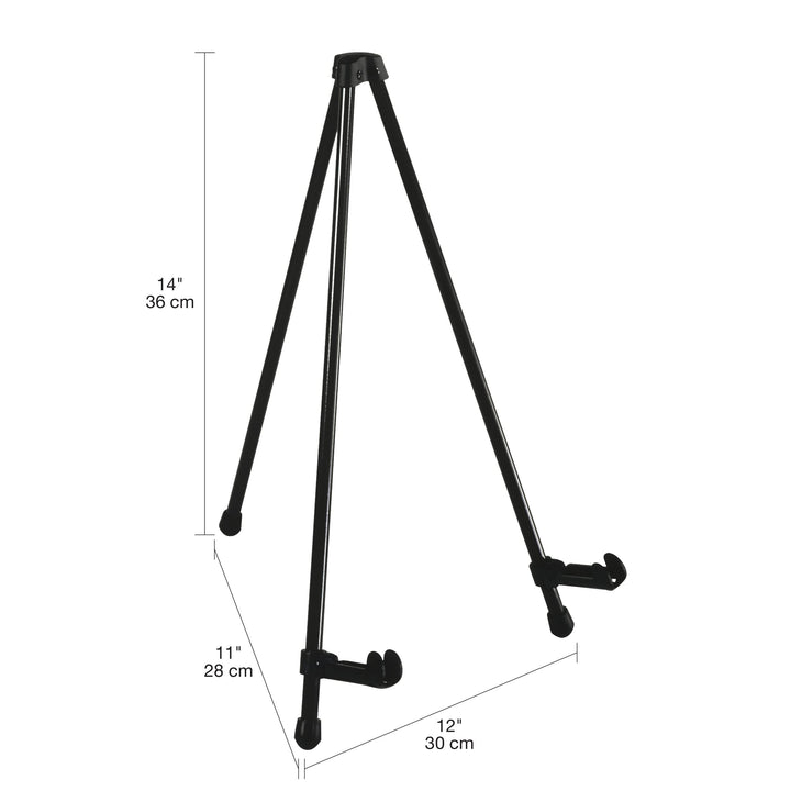 SD Studio Designs E-Z Tabletop Easel for Art or Photo Display in Black