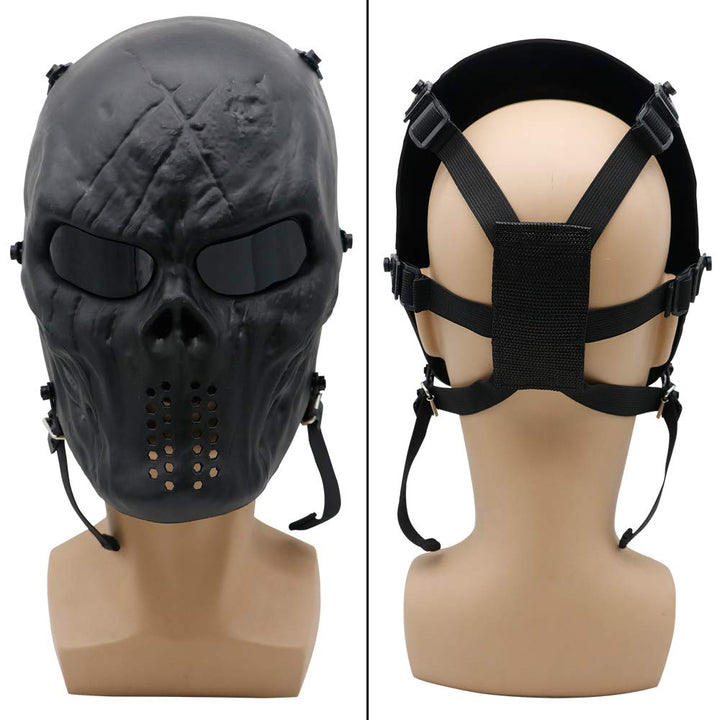 Full Face Airsoft Mask, for Masquerade Halloween Cosplay, Movie Props and Other Outdoor Activities