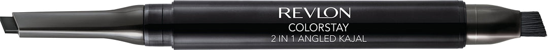 Revlon ColorStay 2-in-1 Angled Kajal Waterproof Eyeliner, Graphite