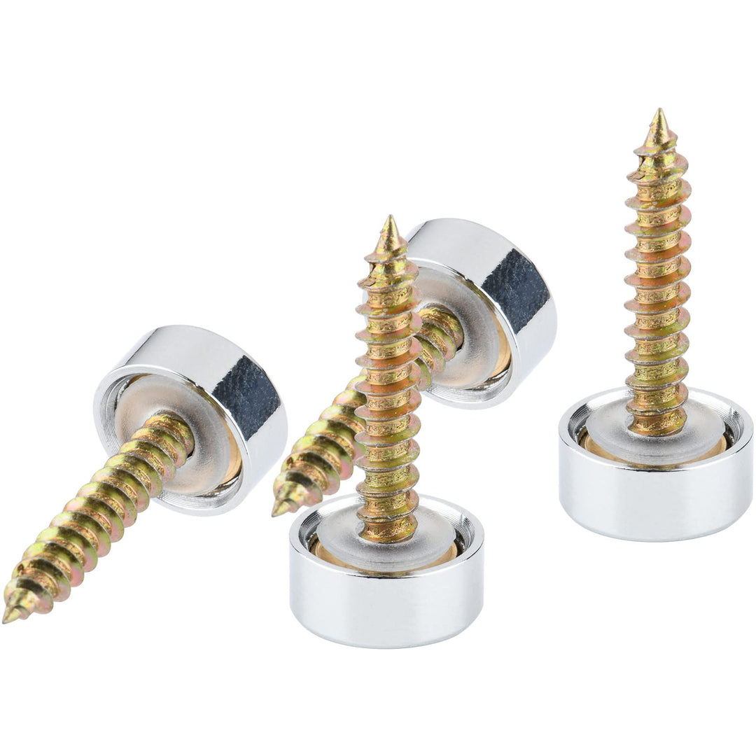4 Pair Decorative Screw with Caps Used as Mirror Screw Upholstery Tacks Thumb Tacks for Wall Hangings Fast Cap Wood Handcrafted Fasteners Hardware