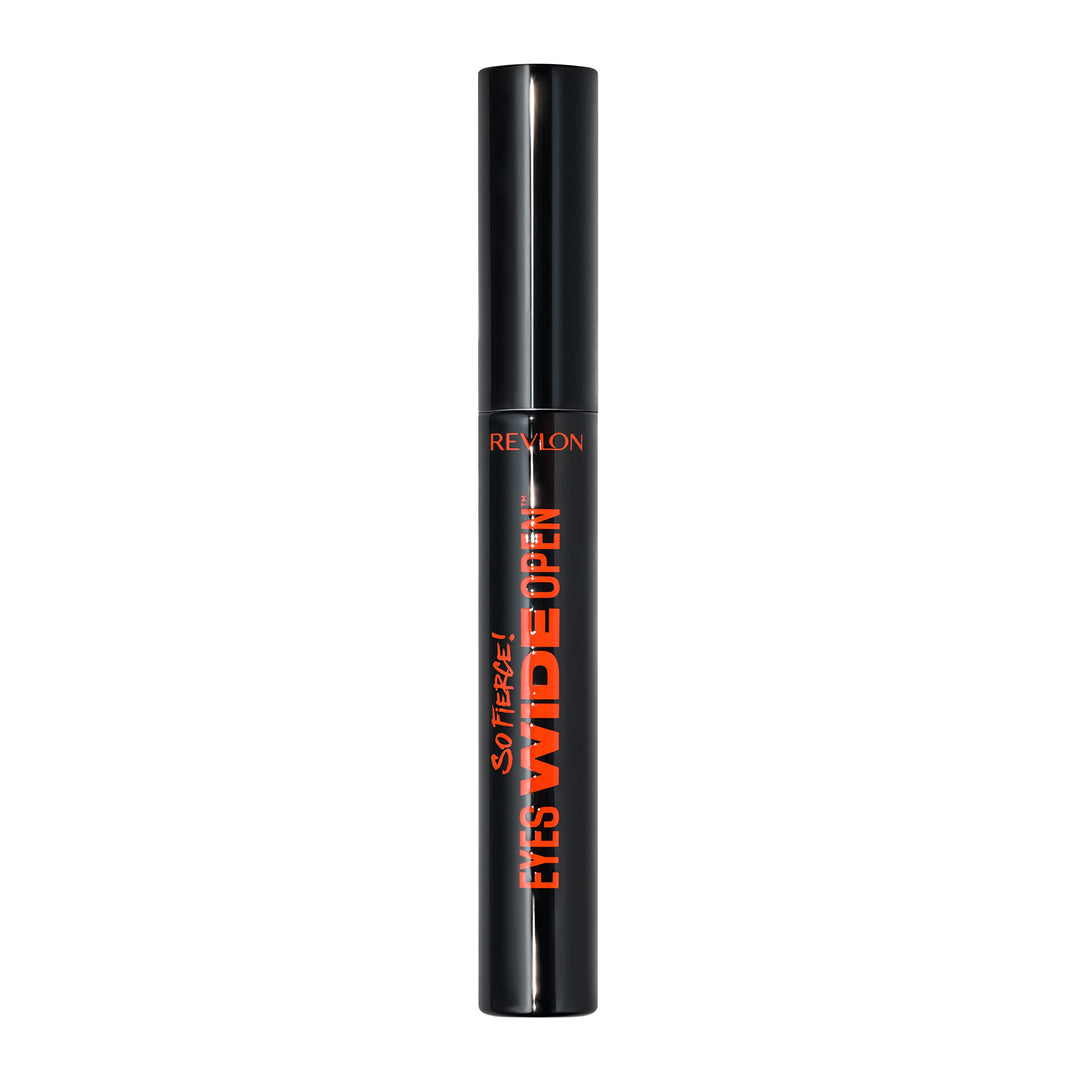 Revlon So Fierce! Eyes Wide Open Mascara with Push-up Brush, For Volumizing & High Lifting Eyelashes, Smudge-proof, Flake Resistant, 101 Blackest Black, 0.24 fl oz.