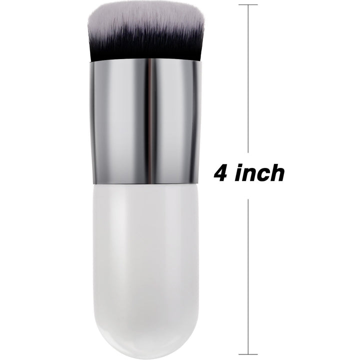 2 Pieces Foundation Brush Flat Cream Makeup Brushes Cosmetic Make-Up Brush