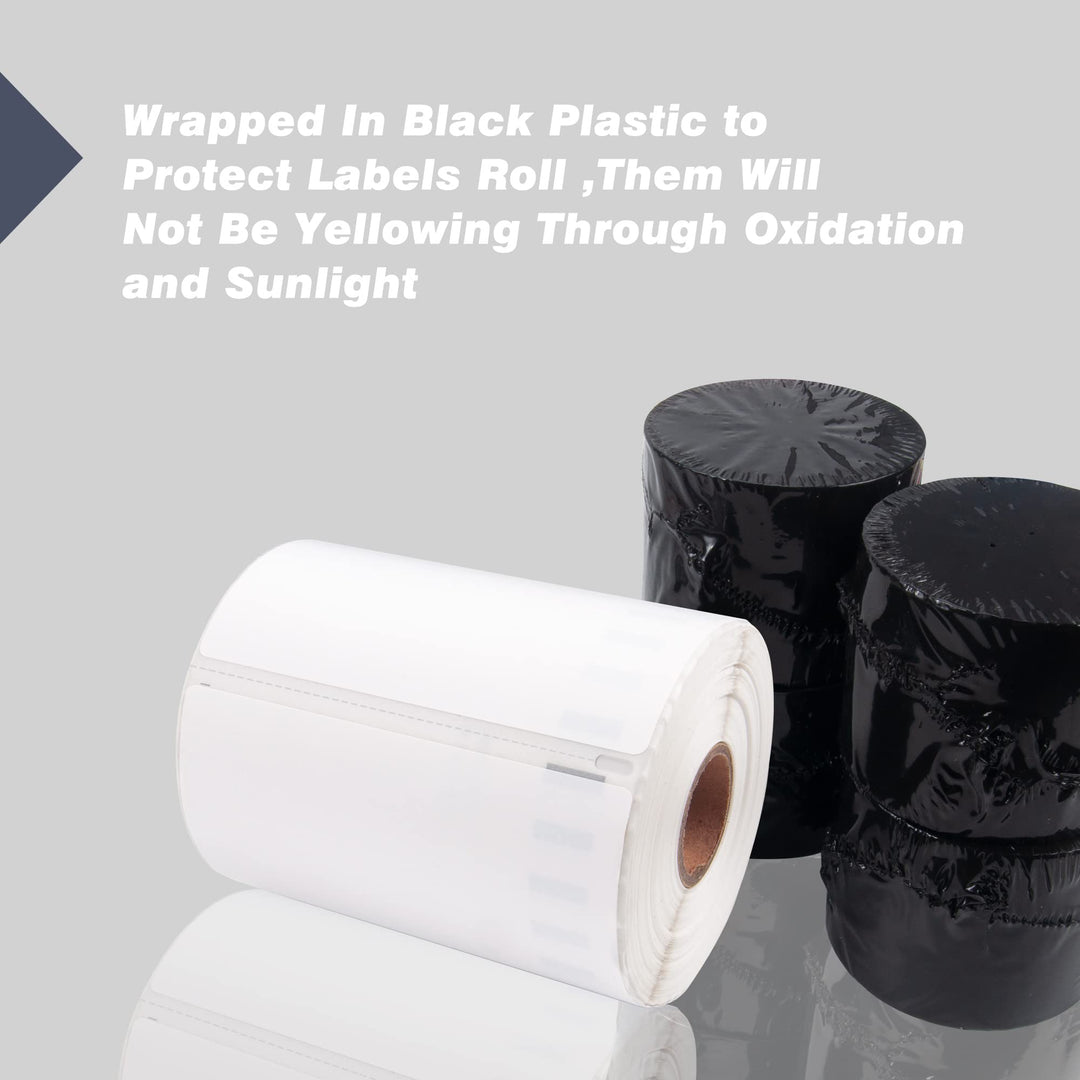 15 Rolls Compatible with Dymo 1744907 Internet Postage Labels 4 x 6 Shipping Labels Compatible with Rollo, DYMO 4XL & Zebra Desktop Printers (220 Labels Per Roll)