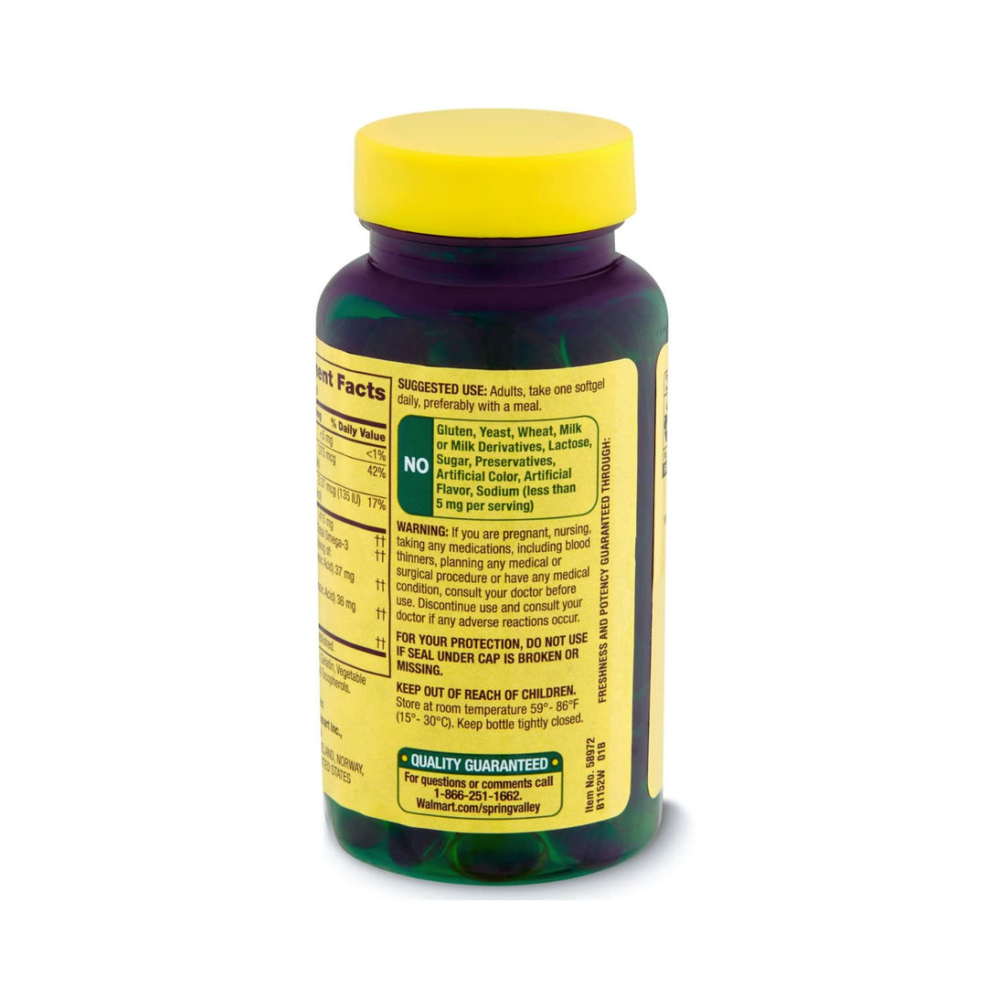 - Cod Liver Oil with Vitamin A & D 100 softgels